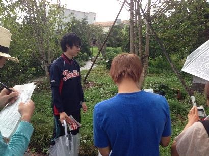 薬用植物園実習の様子4