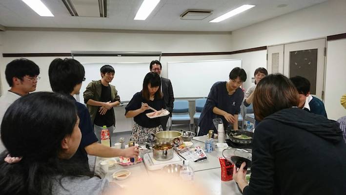 打ち上げの様子2