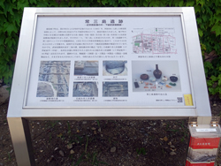 常三島遺跡パネル