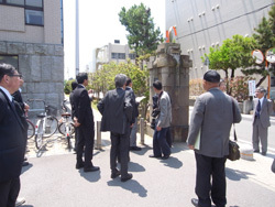 20150510徳島高等工業学校門柱付近