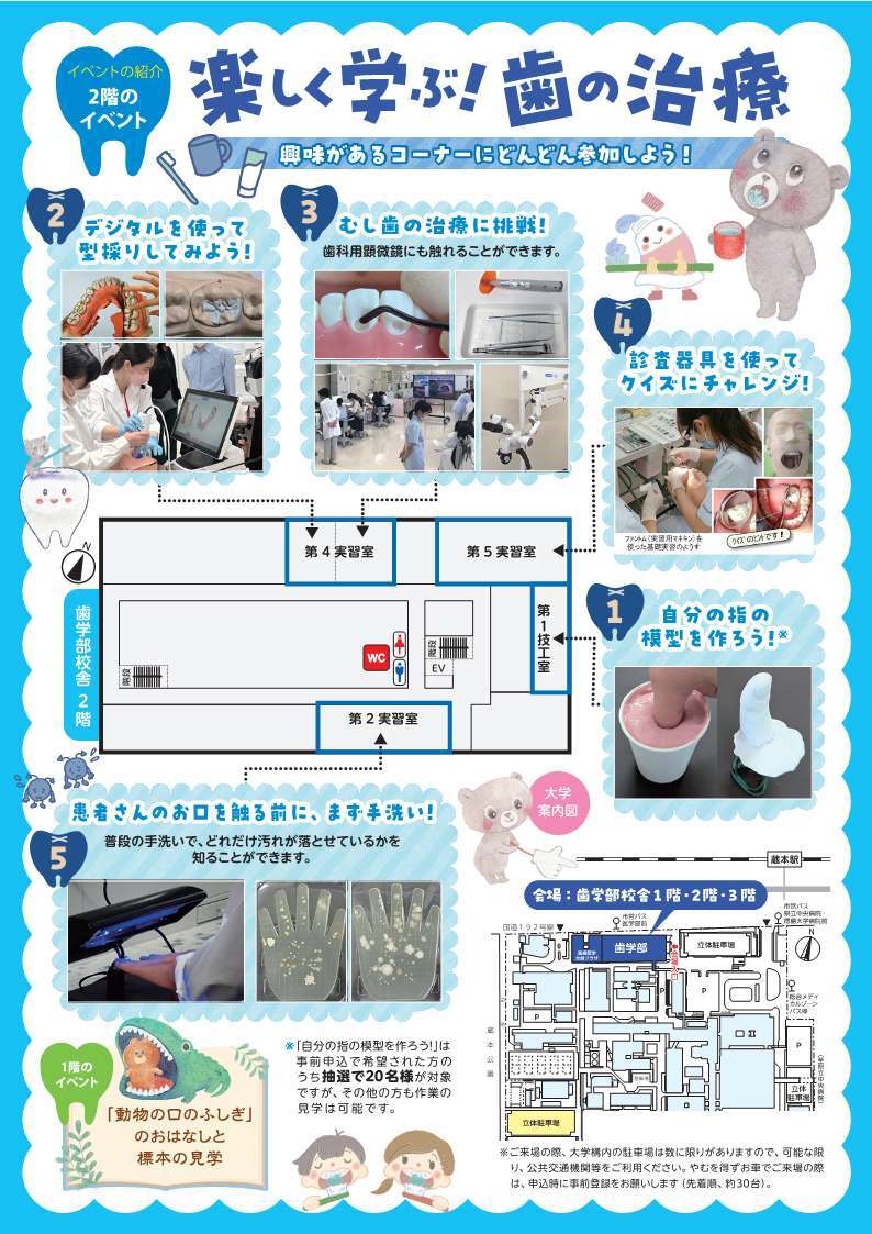 楽しく歯の治療を体験し、動物の口の中ものぞいてみよう！②