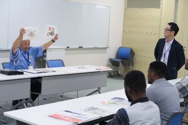 常三島キャンパスでのガイダンスの様子