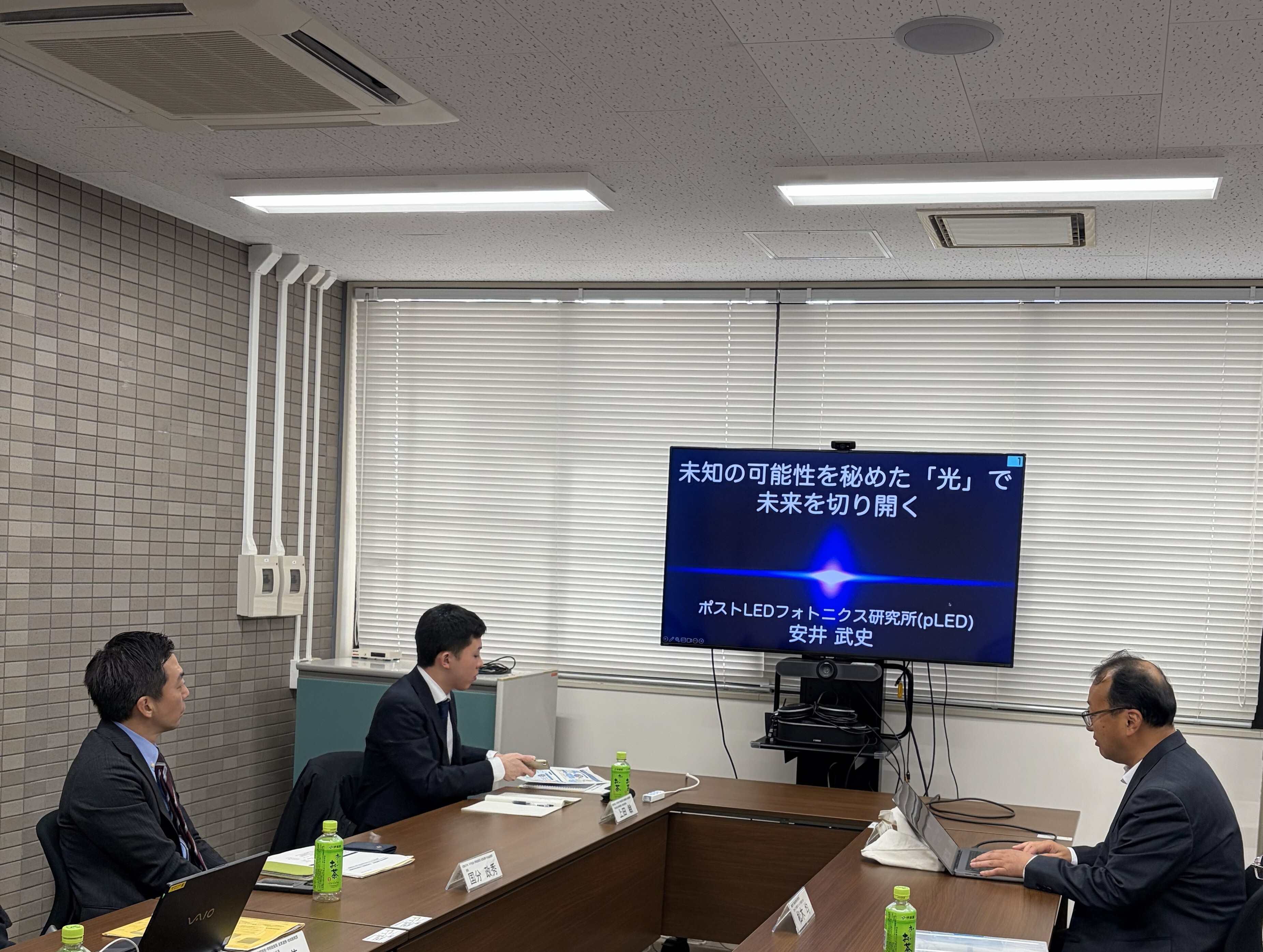 pLEDの取組を説明する安井CRO